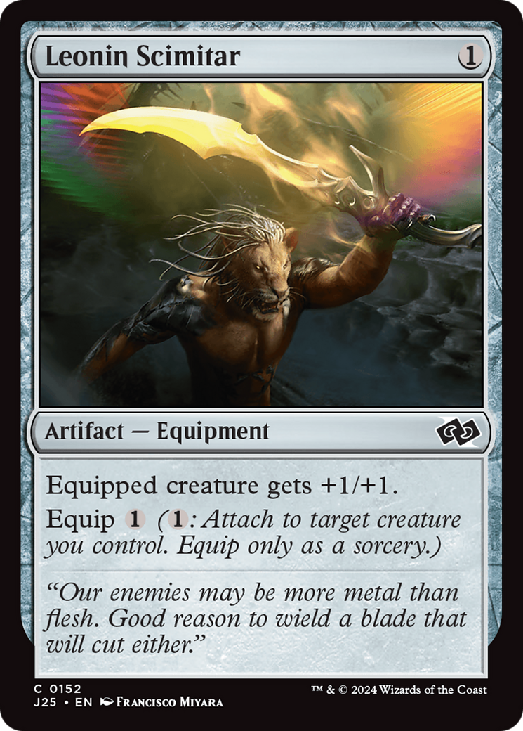 Image of Leonin Scimitar [Foundations Jumpstart]