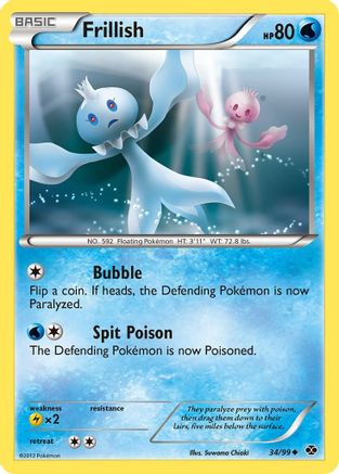 Image of Frillish (34/99) [Black & White: Next Destinies]
