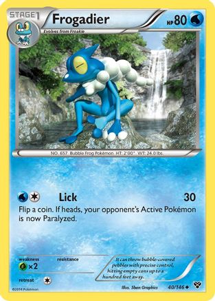 Image of Frogadier (40/146) [XY: Base Set]