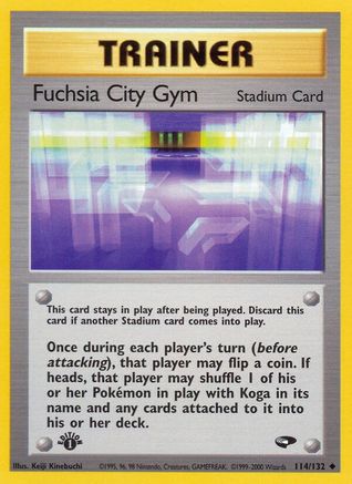 Image of Fuchsia City Gym (114/132) [Gym Challenge 1st Edition]