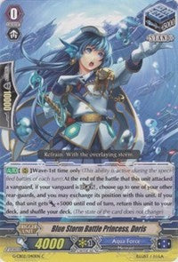 Blue Storm Battle Princess, Doris (G-CB02/040EN) [Commander of the Incessant Waves]