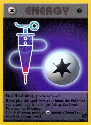 Image of Full Heal Energy (81/82) [Team Rocket 1st Edition]