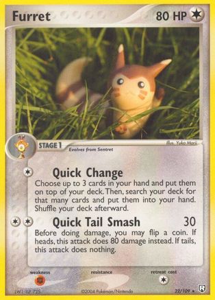 Image of Furret (22/109) (Stamped) [EX: Team Rocket Returns]