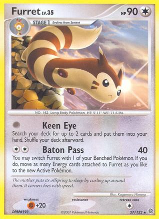 Image of Furret (27/132) [Diamond & Pearl: Secret Wonders]
