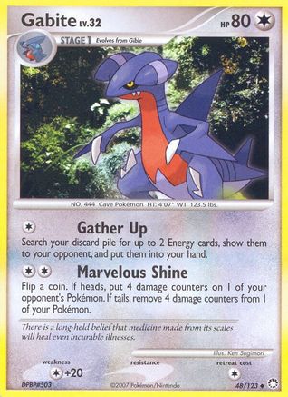 Image of Gabite (48/123) [Diamond & Pearl: Mysterious Treasures]