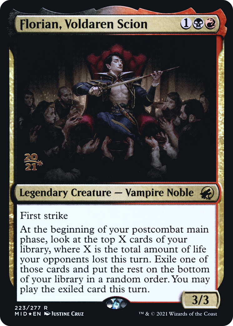 Image of Florian, Voldaren Scion [Innistrad: Midnight Hunt Prerelease Promos]