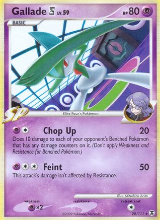 Image of Gallade (20/111) [Platinum: Rising Rivals]
