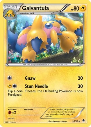 Image of Galvantula (34/98) [Black & White: Emerging Powers]
