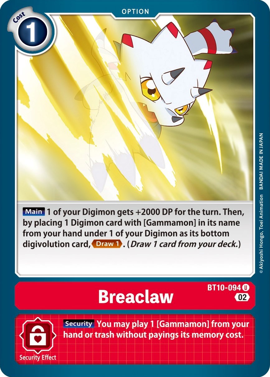 Image of Breaclaw [BT10-094] [Xros Encounter]