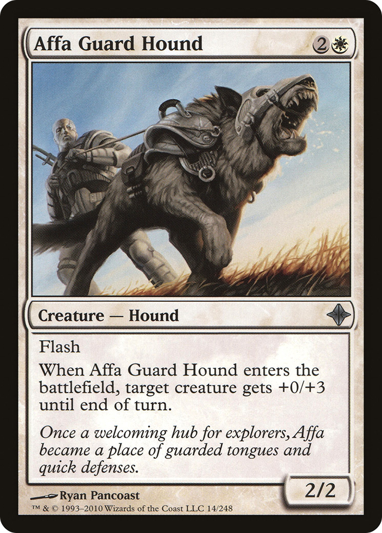 Image of Affa Guard Hound [Rise of the Eldrazi]