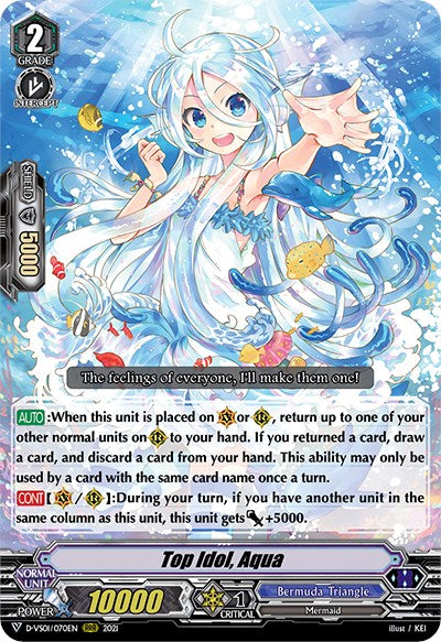 Image of Top Idol, Aqua (D-VS01/070EN) [V Clan Collection Vol.1]