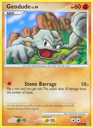 Image of Geodude (65/99) [Platinum: Arceus]
