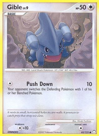 Image of Gible (85/123) [Diamond & Pearl: Mysterious Treasures]