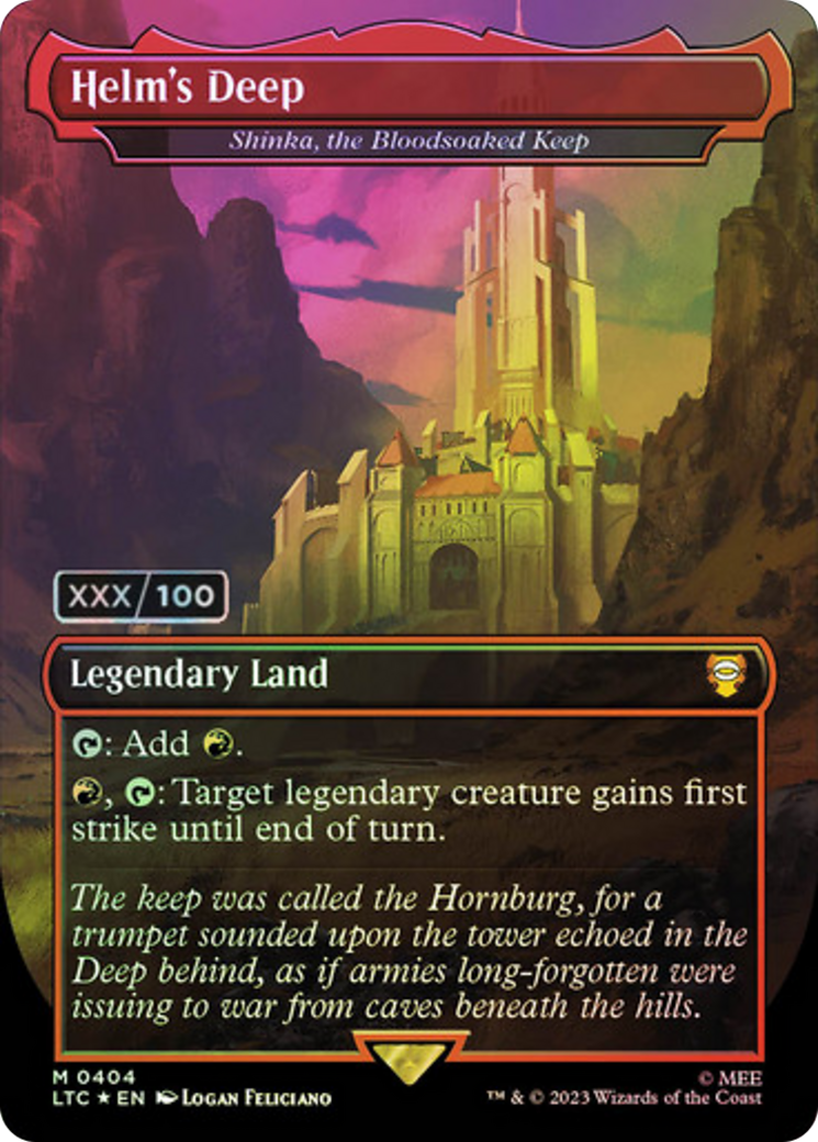 Image of Helm's Deep - Shinka, the Bloodsoaked Keep (Serialized) [The Lord of the Rings: Tales of Middle-Earth Commander]