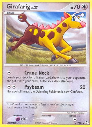 Image of Girafarig (49/123) [Diamond & Pearl: Mysterious Treasures]