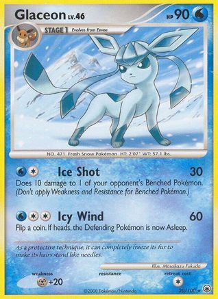 Image of Glaceon (20/100) [Diamond & Pearl: Majestic Dawn]
