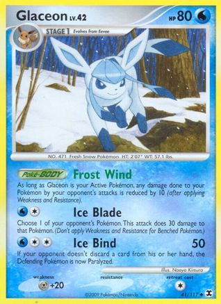 Image of Glaceon (41/111) [Platinum: Rising Rivals]