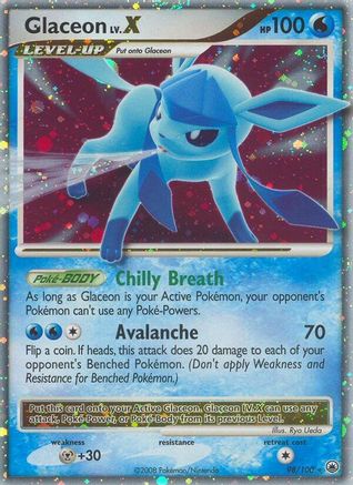 Image of Glaceon LV.X (98/100) [Diamond & Pearl: Majestic Dawn]
