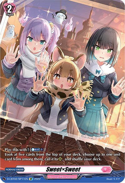 Image of SweetxSweet (D-LBT02/SP11EN) [Lyrical Monasterio: It's a New School Term!]