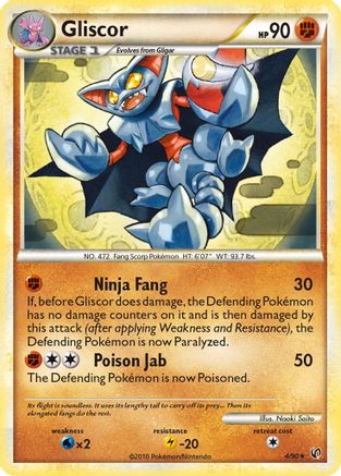 Image of Gliscor (4/90) [HeartGold & SoulSilver: Undaunted]