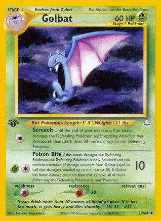 Image of Golbat (29/64) [Neo Revelation 1st Edition]