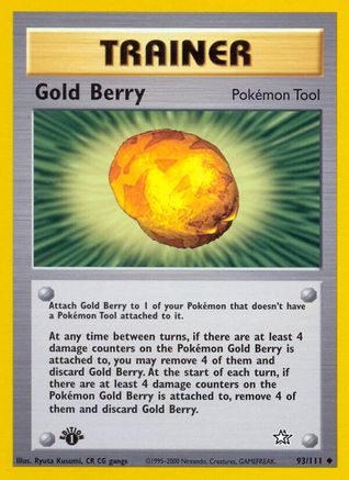 Image of Gold Berry (93/111) [Neo Genesis 1st Edition]