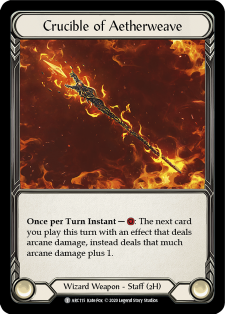Image of Crucible of Aetherweave // Death Dealer [U-ARC115 // U-ARC040] (Arcane Rising Unlimited)  Unlimited Normal