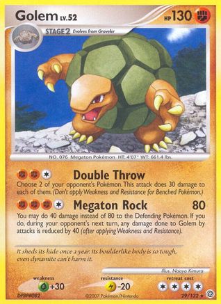Image of Golem (29/132) [Diamond & Pearl: Secret Wonders]