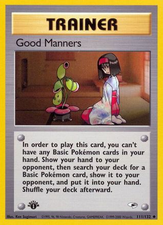Image of Good Manners (111/132) [Gym Heroes 1st Edition]