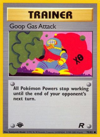 Image of Goop Gas Attack (78/82) [Team Rocket 1st Edition]