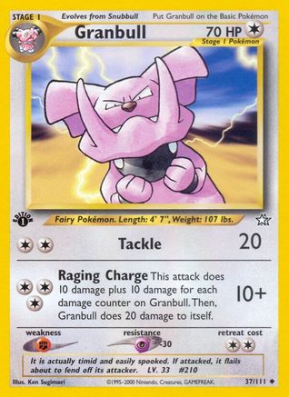 Image of Granbull (37/111) [Neo Genesis 1st Edition]