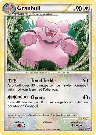 Image of Granbull (26/95) [HeartGold & SoulSilver: Call of Legends]
