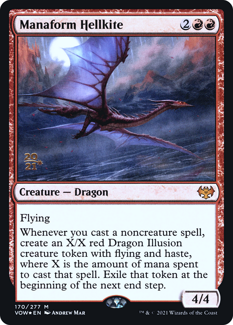 Image of Manaform Hellkite [Innistrad: Crimson Vow Prerelease Promos]