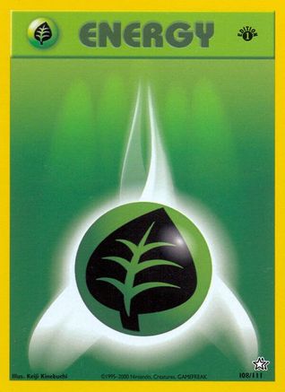 Image of Grass Energy (108/111) [Neo Genesis 1st Edition]