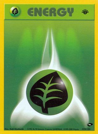 Image of Grass Energy (129/132) [Gym Challenge 1st Edition]