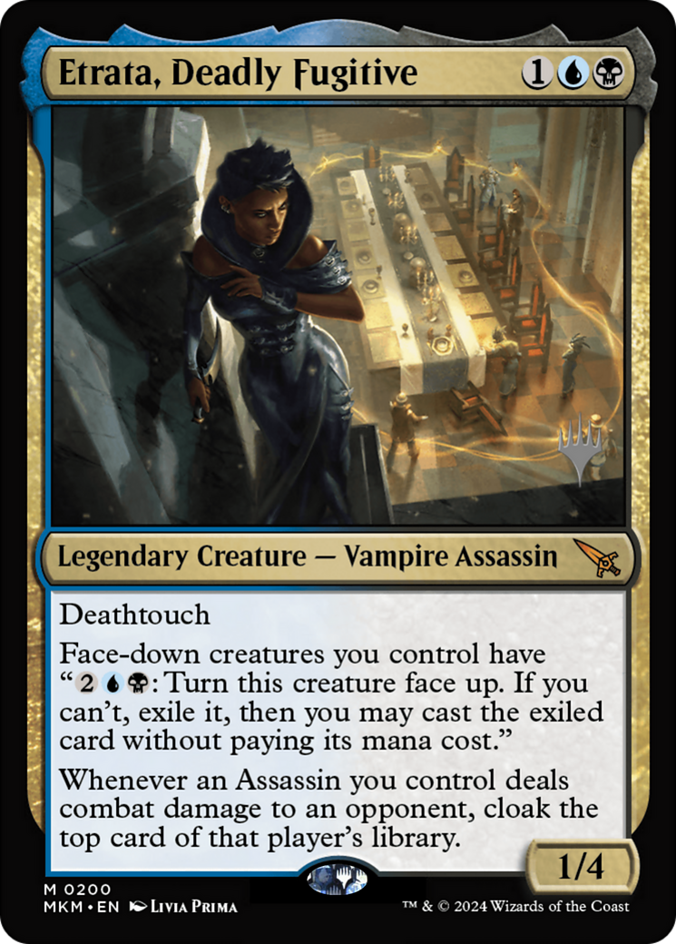 Image of Etrata, Deadly Fugitive (Promo Pack) [Murders at Karlov Manor Promos]
