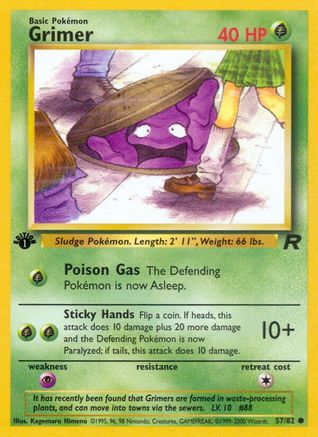 Image of Grimer (57/82) [Team Rocket 1st Edition]