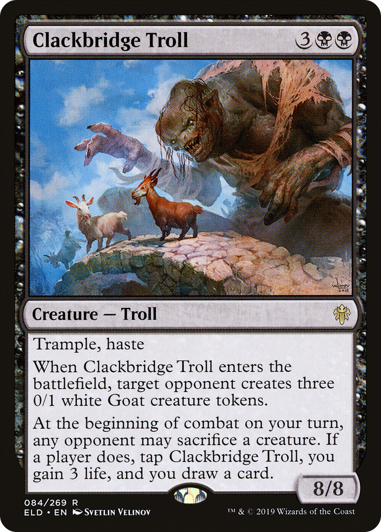 Image of Clackbridge Troll [Throne of Eldraine]