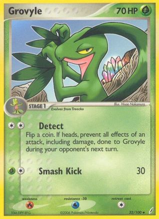 Image of Grovyle (32/100) (Stamped) [EX: Crystal Guardians]