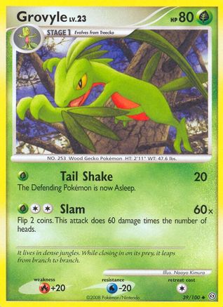 Image of Grovyle (39/100) [Diamond & Pearl: Stormfront]