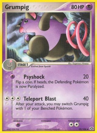 Image of Grumpig (29/106) (Stamped) [EX: Emerald]