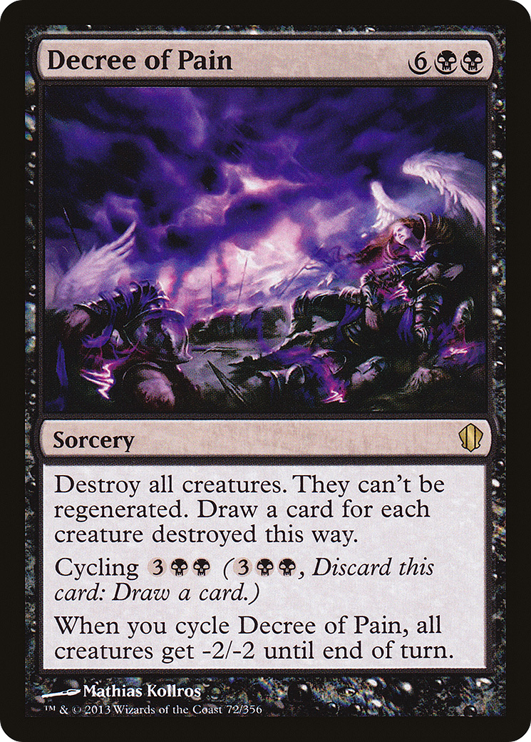 Image of Decree of Pain [Commander 2013]