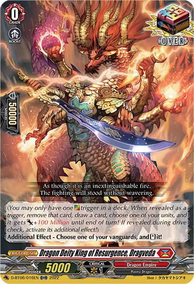 Image of Dragon Deity King of Resurgence, Dragveda (D-BT06/016EN) [Blazing Dragon Reborn]