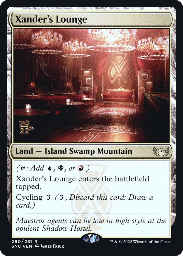 Image of Xander's Lounge [Streets of New Capenna Prerelease Promos]