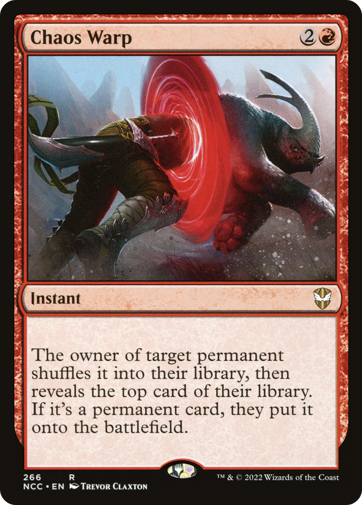 Image of Chaos Warp [Streets of New Capenna Commander]