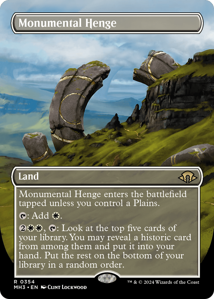 Image of Monumental Henge (Borderless) [Modern Horizons 3]
