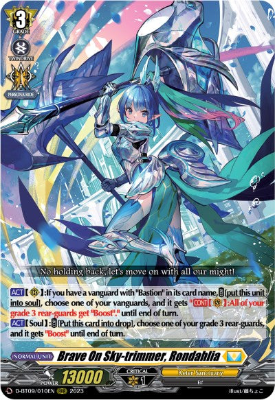 Image of Brave On Sky-trimmer, Rondahlia (D-BT09/010EN) [Dragontree Invasion]