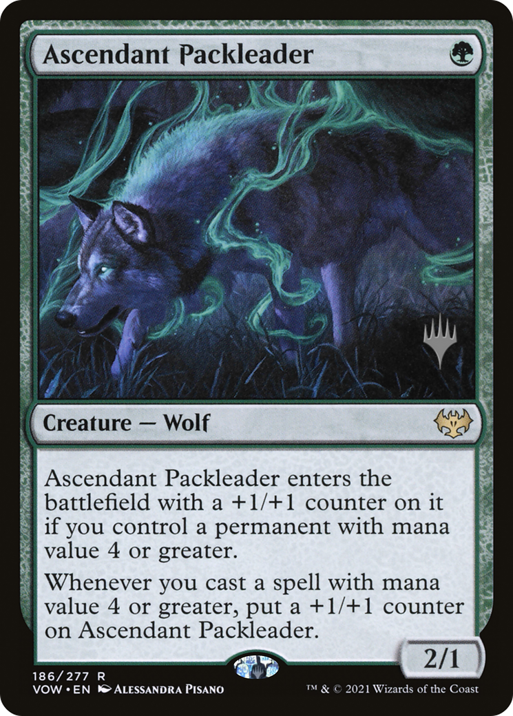 Image of Ascendant Packleader (Promo Pack) [Innistrad: Crimson Vow Promos]