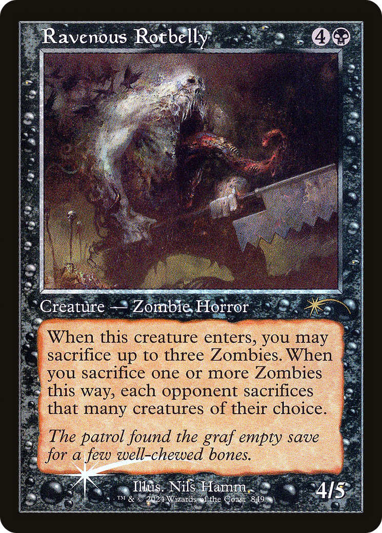 Image of Ravenous Rotbelly (Retro Frame) [Secret Lair Drop Series]