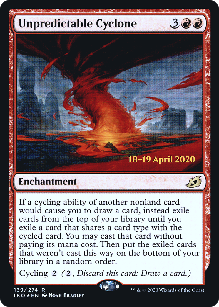 Image of Unpredictable Cyclone [Ikoria: Lair of Behemoths Prerelease Promos]